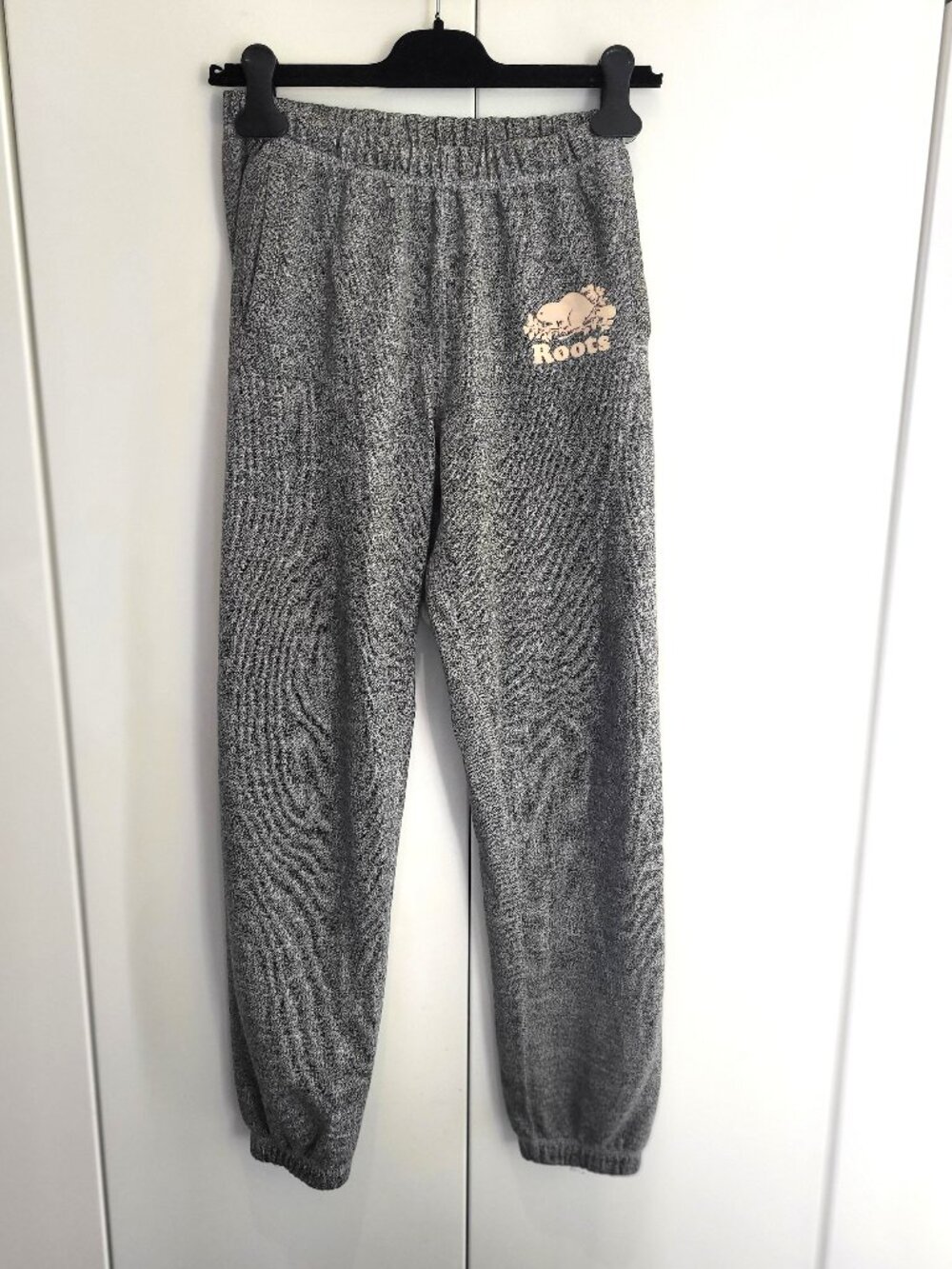 Roots Women's Grey Pebbled Sweatpants Size XXS (can size up)